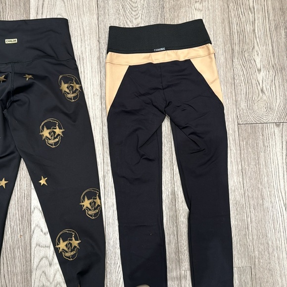 Set of 3 trendy leggings barely used - Picture 7 of 11